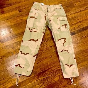 Genuine Army camo DCU Pants Desert STORM fatigues  Camouflage large x long NWT